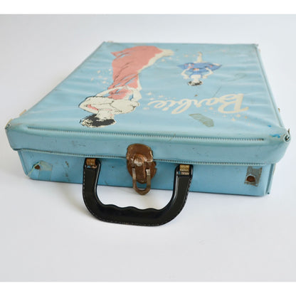 Vintage 1962 Barbie Ponytail Case Blue Mattel