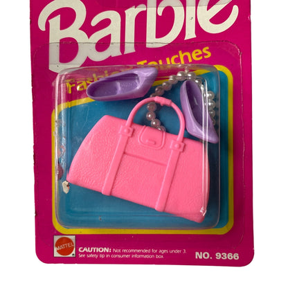 Barbie Fashion Touches Suitcase Shoes & Necklace Set New Vintage 1992 9366