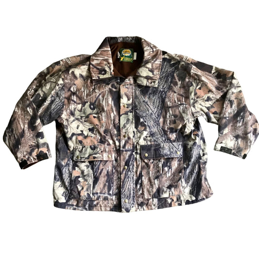 Cabela's Super Slam Mossy Oak Break-Up Hunting Jacket Size XXL 2XL-Reg