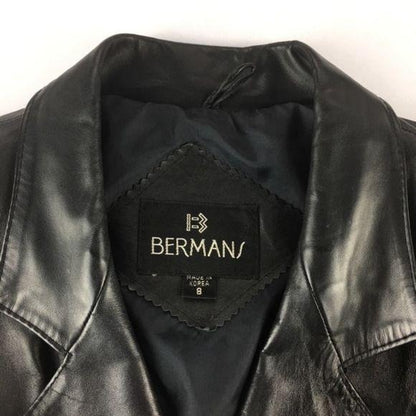 Vintage Berman’s Black Leather Jacket