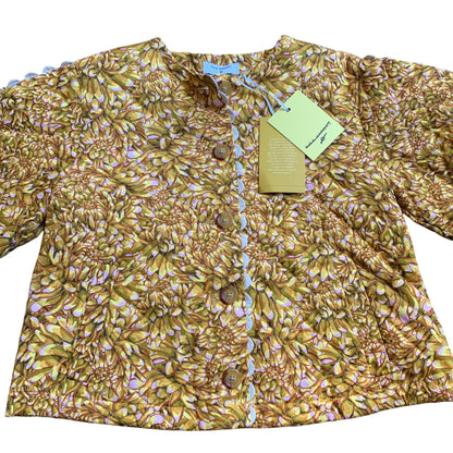 Kika Vargas x Target Mum Floral Quilted Jacket Gold Small