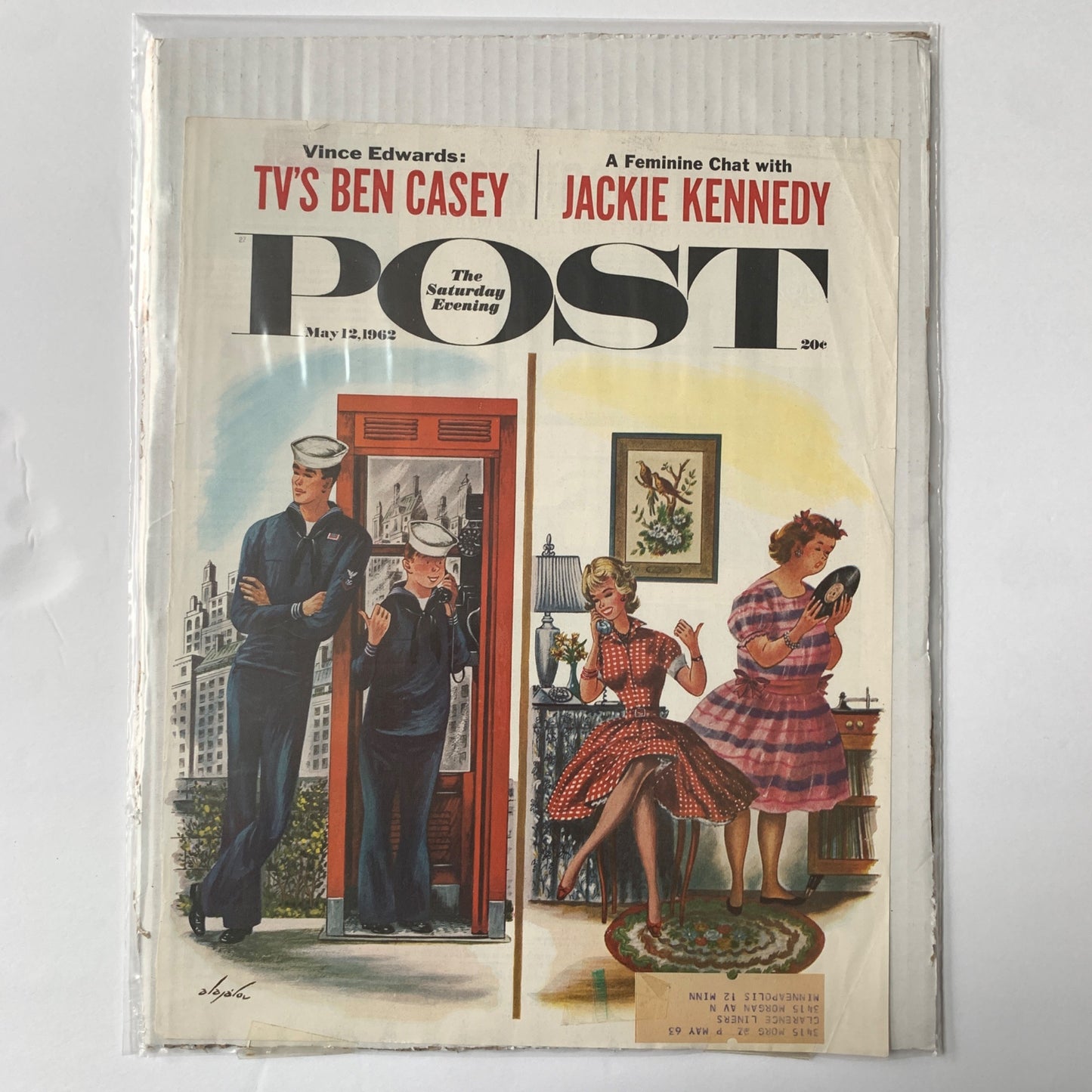 The Saturday Evening Post Magazine COVER May 12 1962