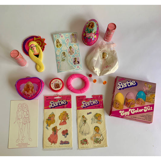 Vintage Assorted Lot of Barbie Accessories and Toys