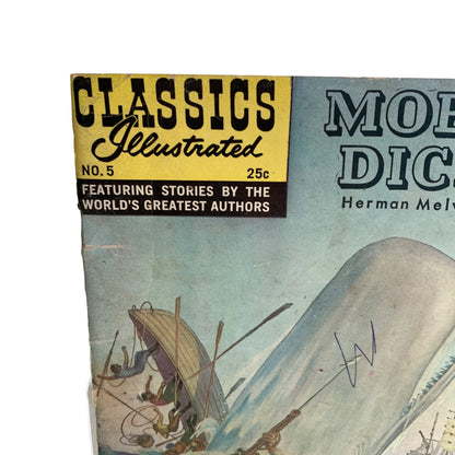 Classics Illustrated Moby Dick Comic Book No. 5