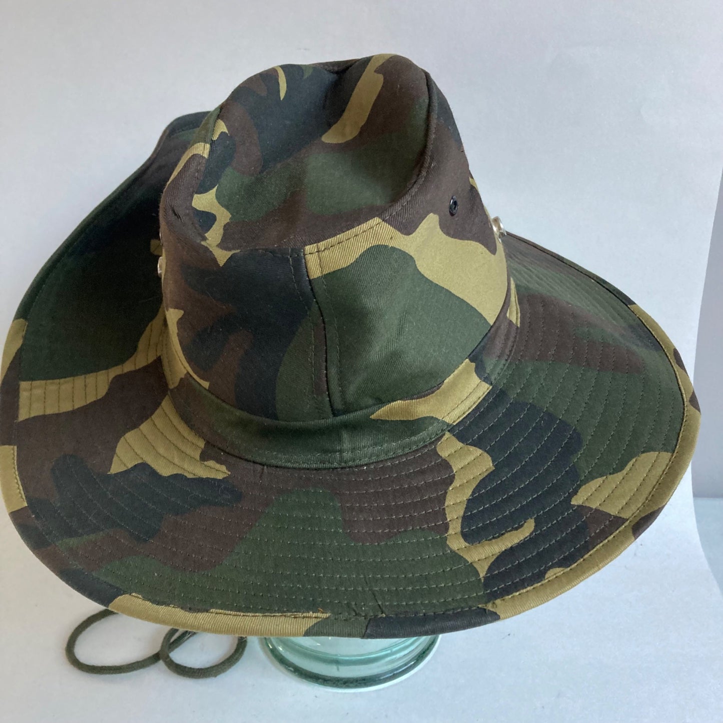JHC Hats Camo Boonie Hat Woodland Military Surplus Wide-Brimmed Hat