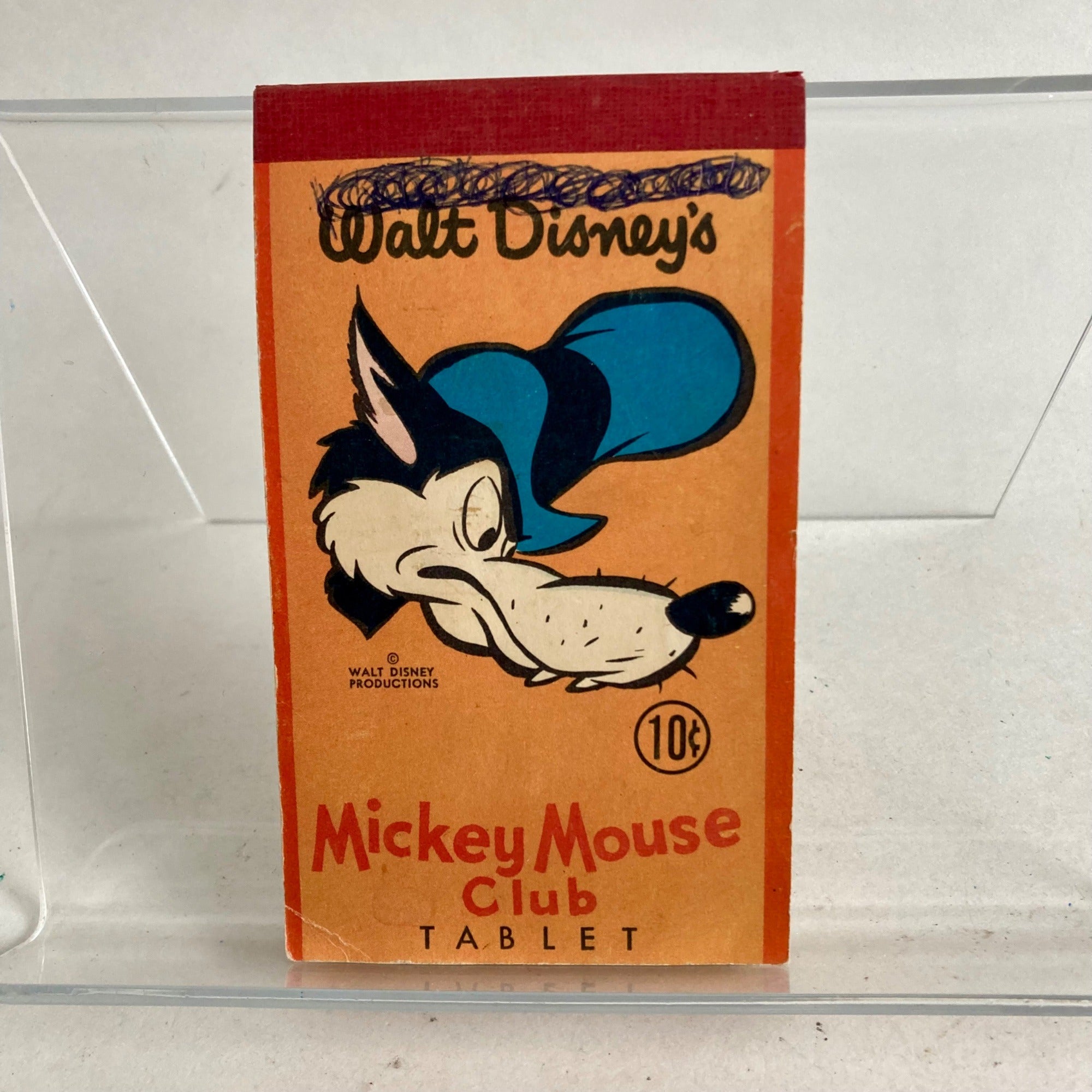 Vintage 1950's Walt Disney's Mickey Mouse Club Tablet Note Pad Noteboo –  Sunrise Pickers