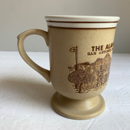 Vintage | Festive Enterprises Japan The Alamo Ceramic Mug Footed