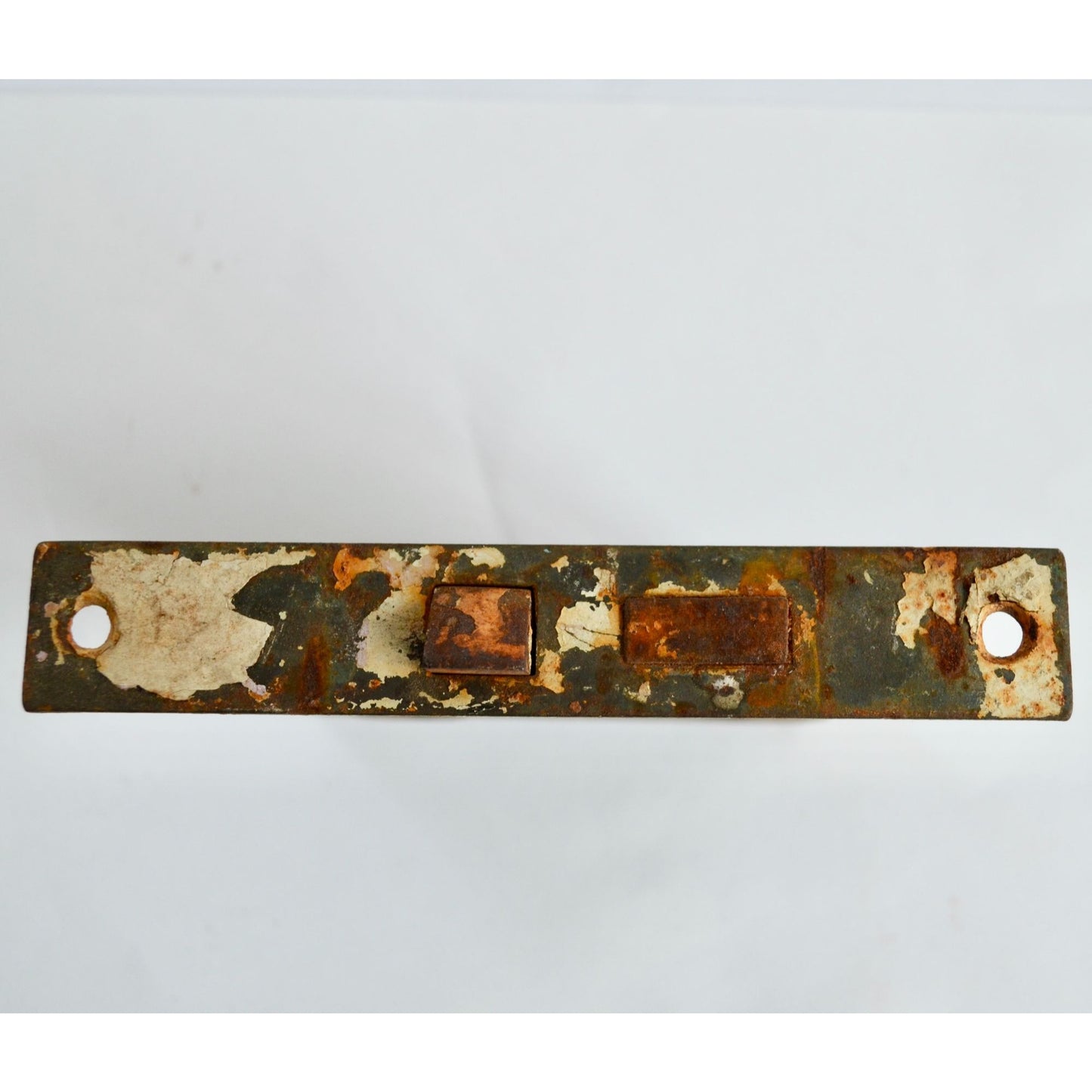 Antique Mortise Door Lock Cast Iron 5.25" Vintage Latch Salvage NO KEY