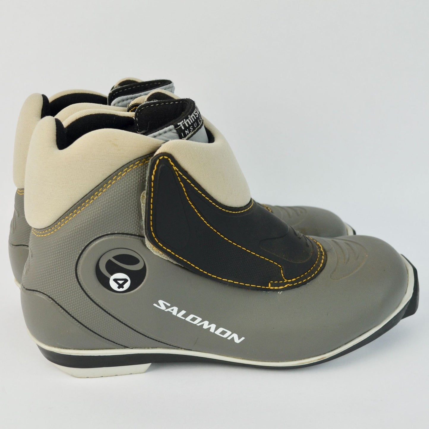 Salomon E4 Cross Country Ski Boots EU Size 41 SNS Profil Nordic Gray