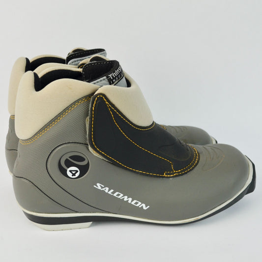 Salomon E4 Cross Country Ski Boots EU Size 41 SNS Profil Nordic Gray
