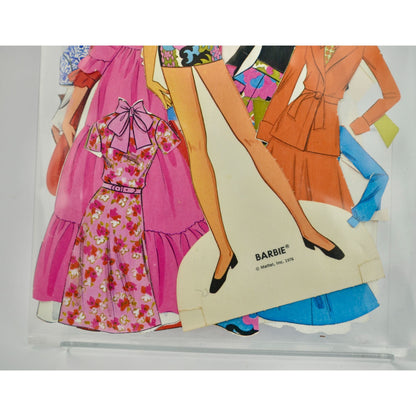 Barbie 1976 Fashion Originals Paper Doll Set