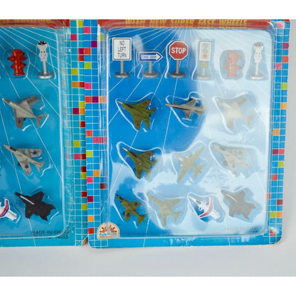 Funrise Micro Action Jet Planes and Magnifiers Set New Vintage NOS 1989