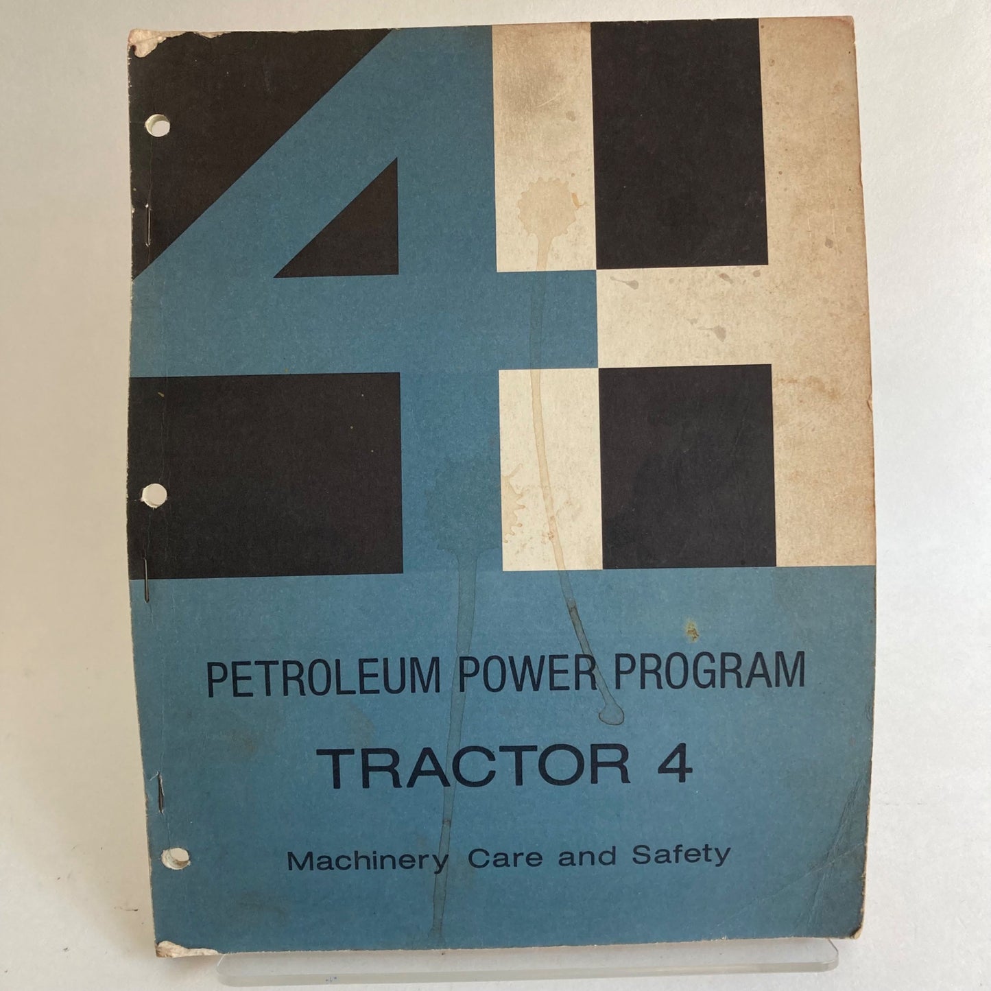 Vintage 1970 4H Tractor 4 Work Book Petroleum Power Program