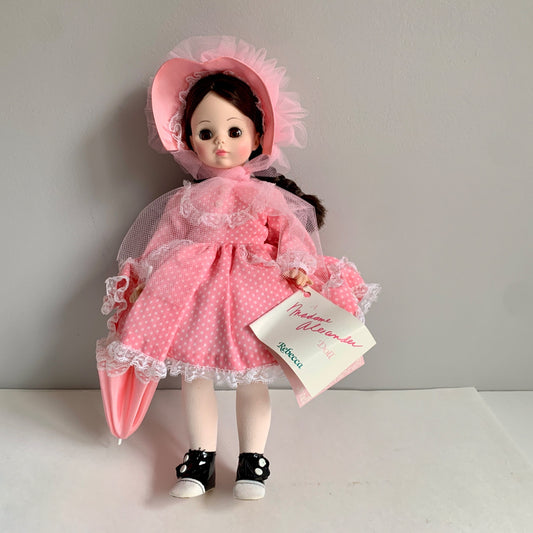 Madame Alexander Rebecca Doll Pink Dress In Box