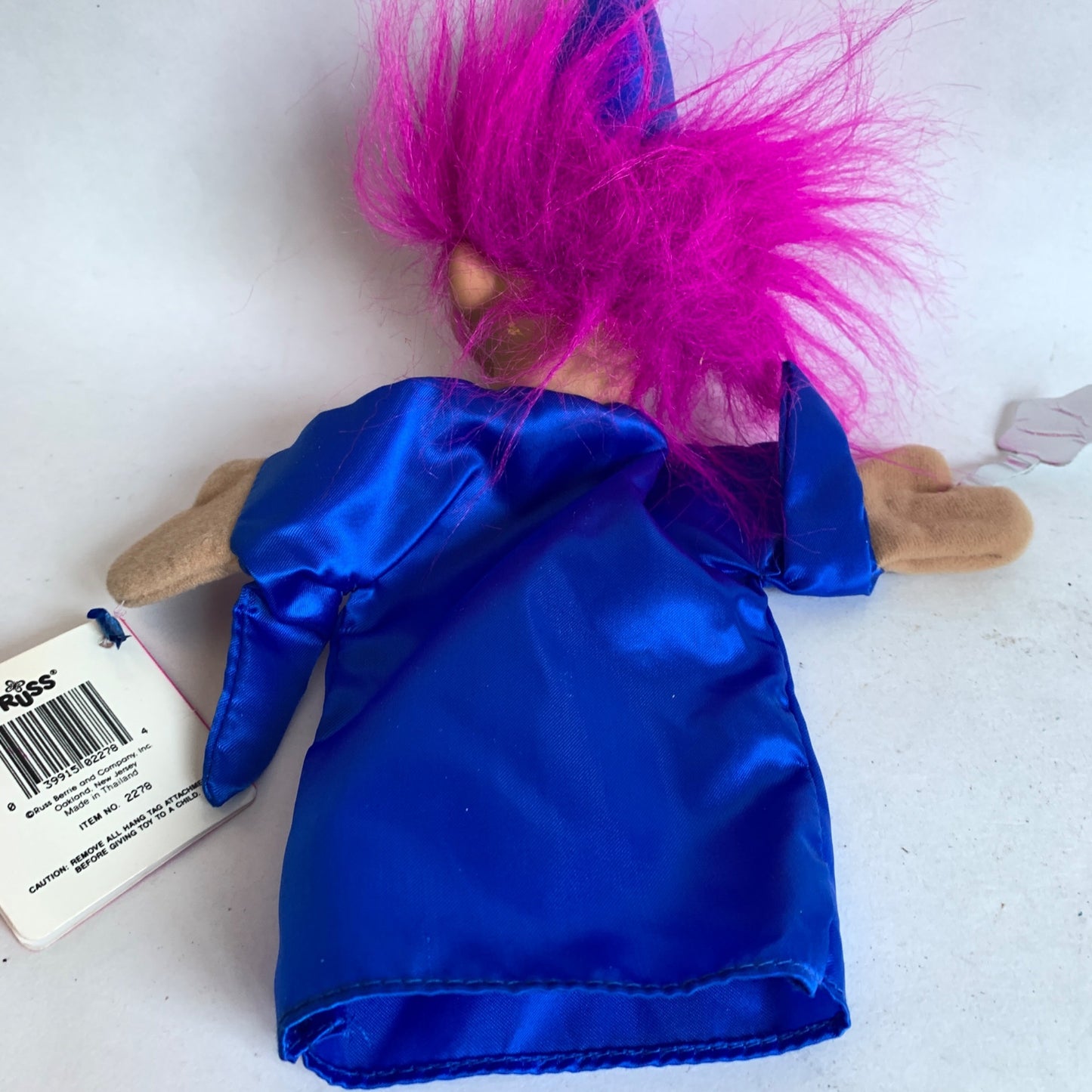 Russ Troll Magician Wizard Puppet With Tags