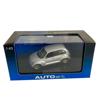 Autoart Chrysler GT Cruiser Diecast Car #51521 Silver 1/43 Scale NEW IN BOX