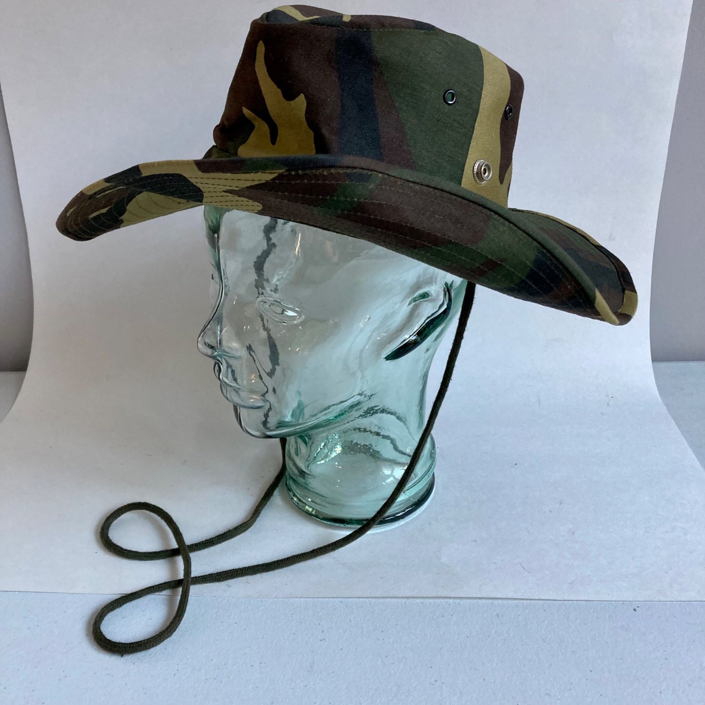 JHC Hats Camo Boonie Hat Woodland Military Surplus Wide-Brimmed Hat