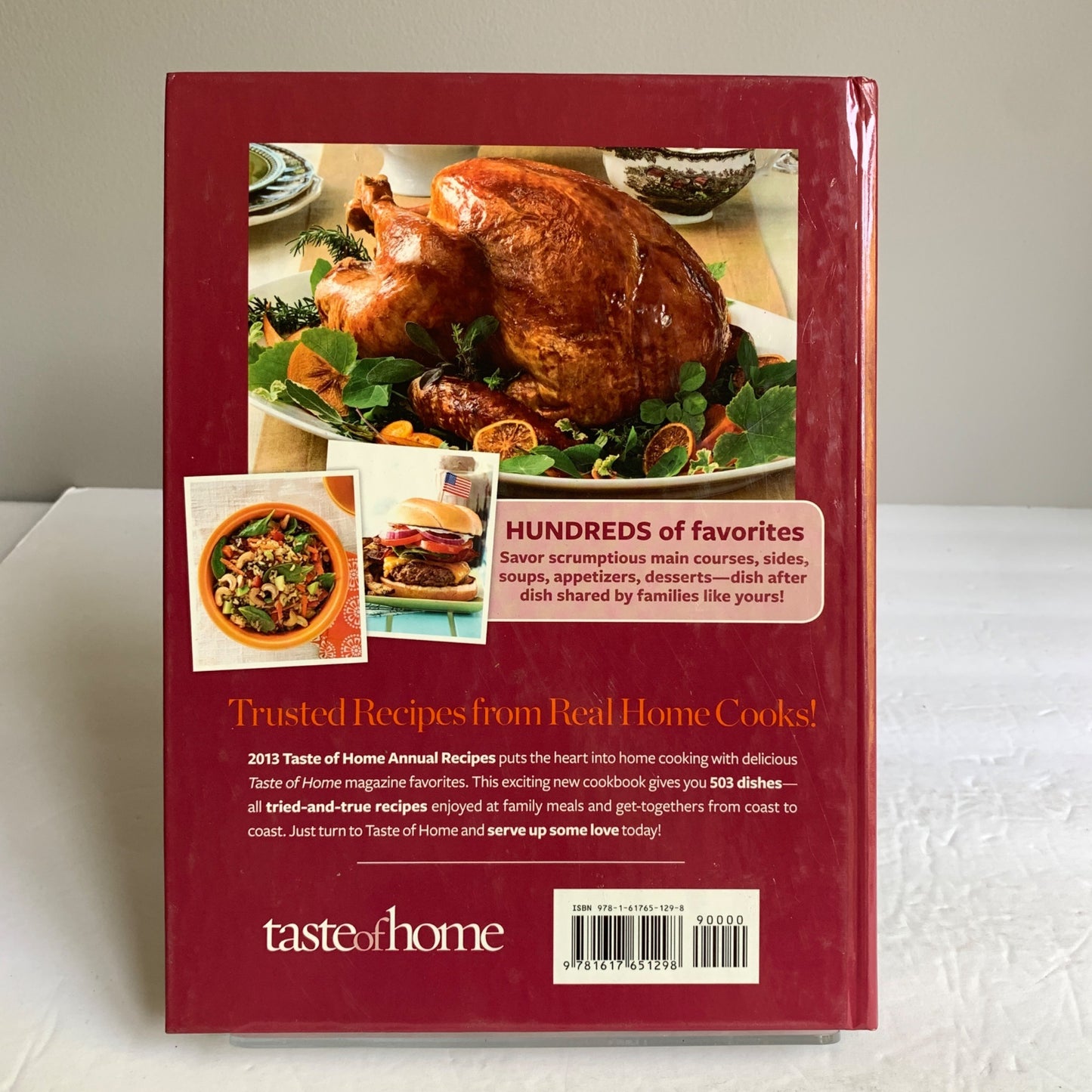 Taste of Home 2013 Annual Recipes Hardcover Cookbook