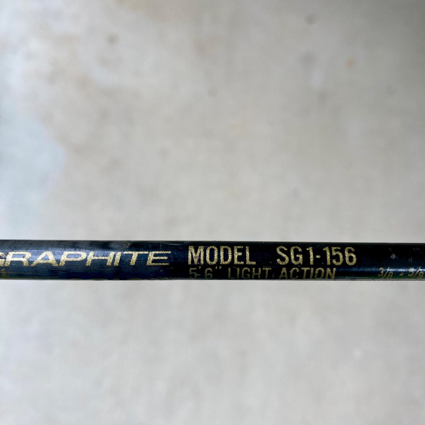 Vintage Lew's Speed Stick SG1-156 Casting Rod 5'6" Light Action SG Graphite