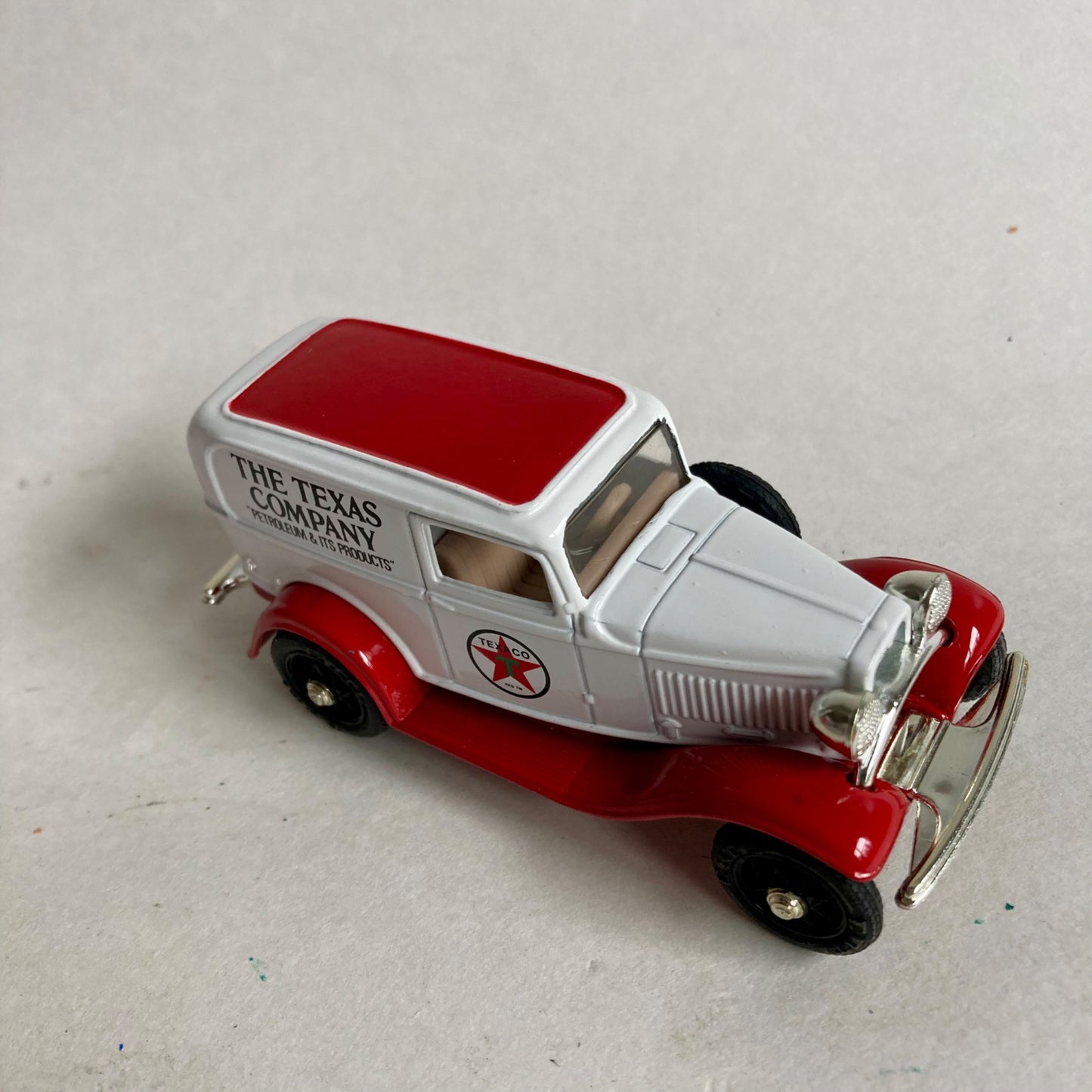 Vintage Ertl 1932 Ford Panel Delivery Van Die-Cast Truck Texaco w/ TIN!