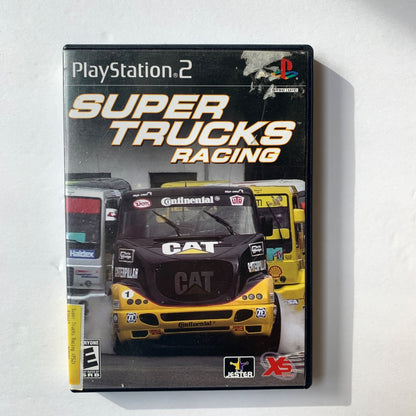 PS2 PlayStation 2 Super Trucks Racing Video Game Disc Case & Manual