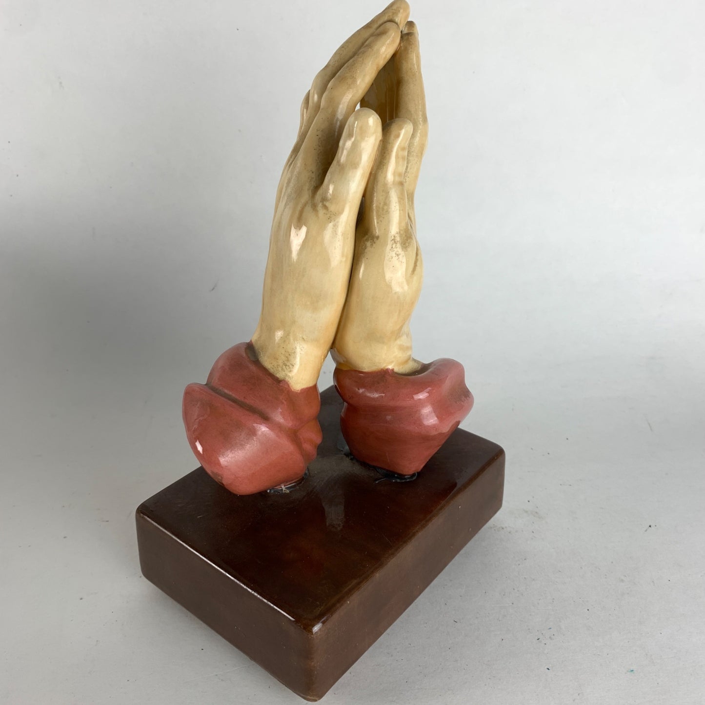 Atlantic Mold Co. Praying Hands Sculpture Painted