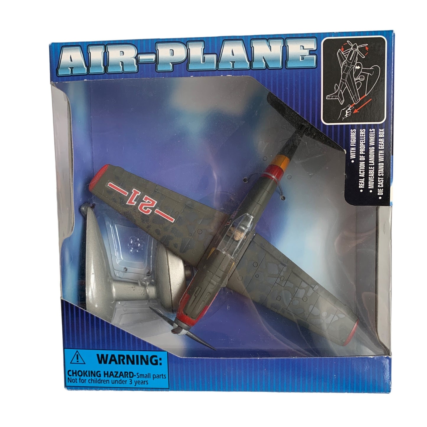 New Ray Vintage BF-109 1:48 Die Cast with Plastic Airplane