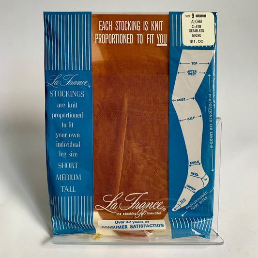 La France Vintage Stockings Aloha 9 Medium Seamless Micro C-419