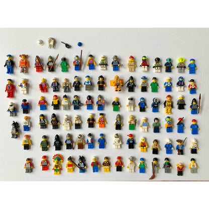 Lego Minifigures LARGE Lot of 88 Vintage