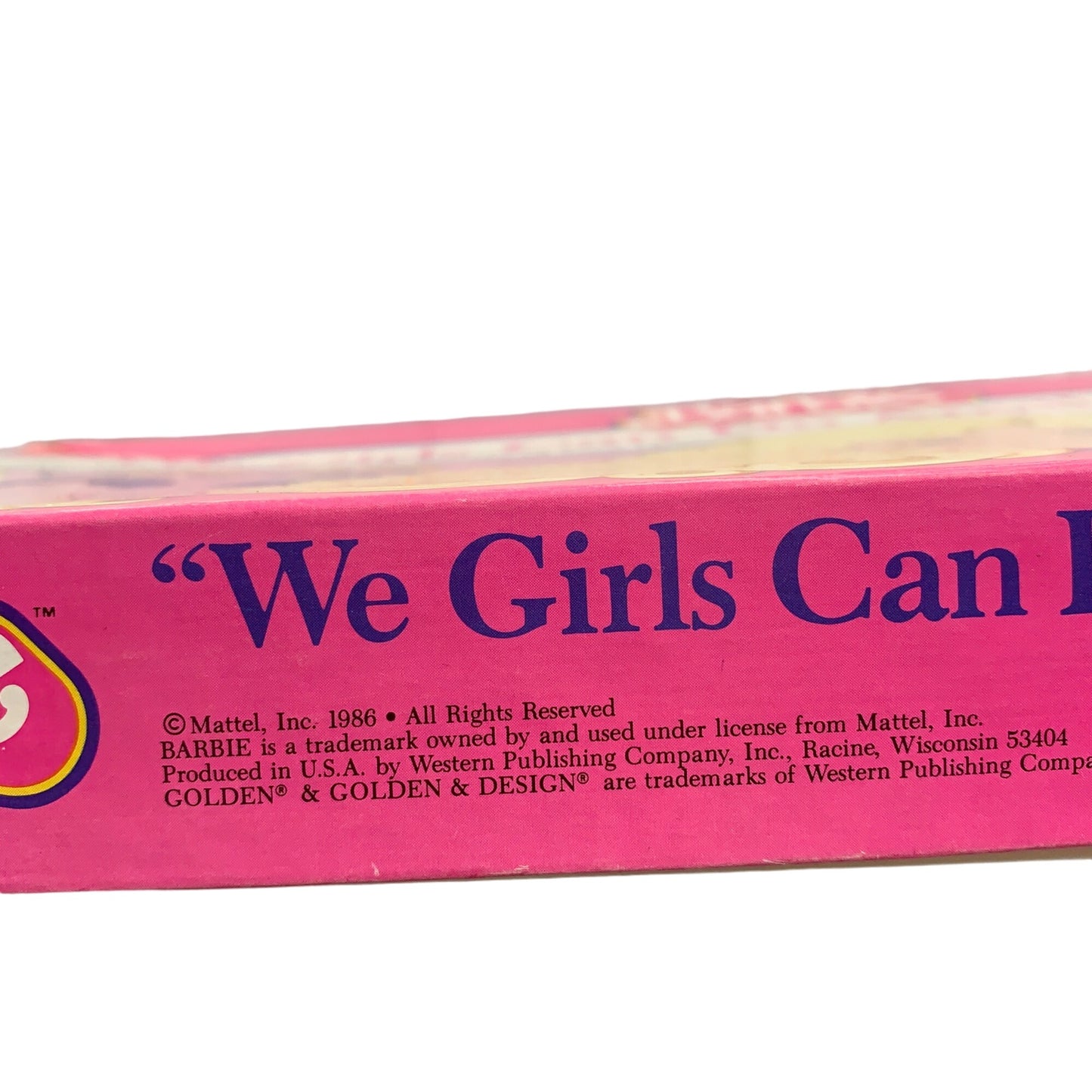 Mattel 1986 We Girls Can Do Anything Board Game Barbie Complete