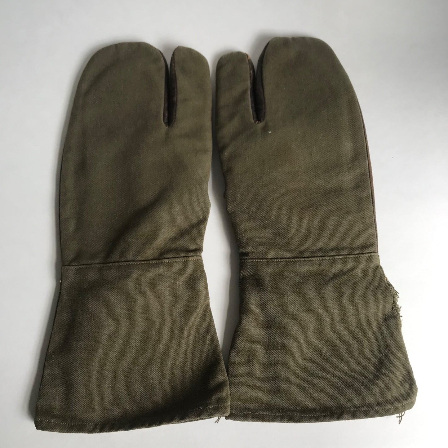 French? Military Trigger Finger Mittens w/Wool Inserts Liners