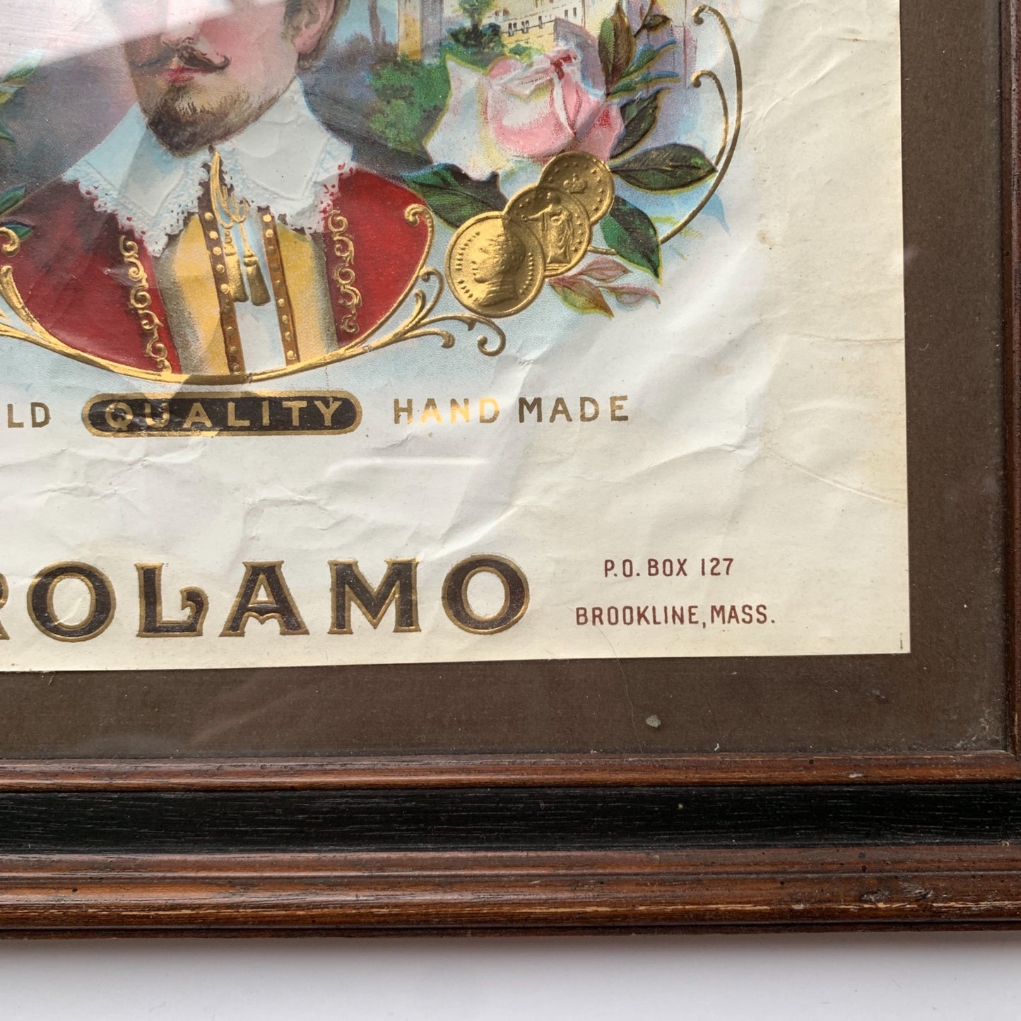 Vintage Rolamo Cigar Framed Print