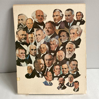 Vintage American Presidents Color Portraits Portfolio Set 38 TOTAL!