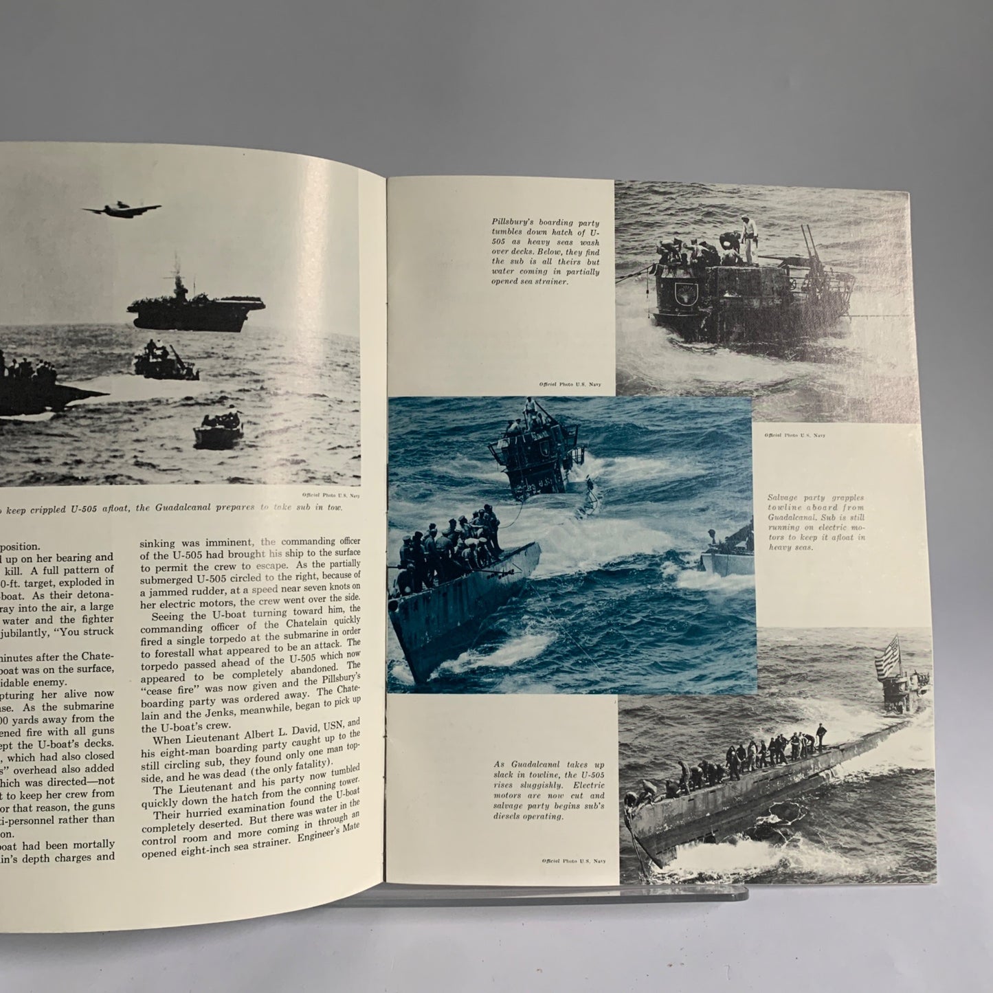The Story of the U-505 Book Vintage 1985 Museum of Science Industry