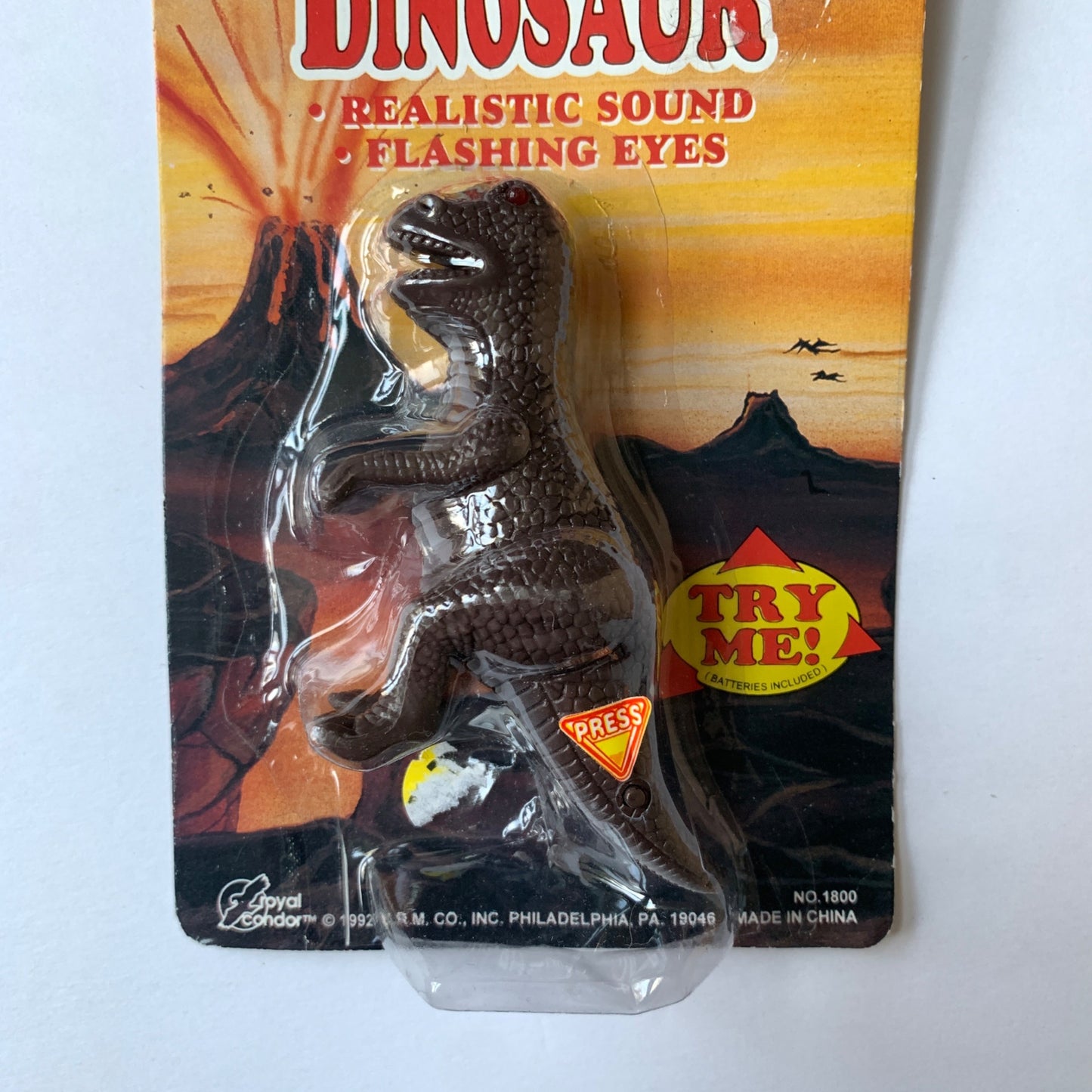 Royal Condor Dinosaur Toy Figure Figurine Vintage in Package