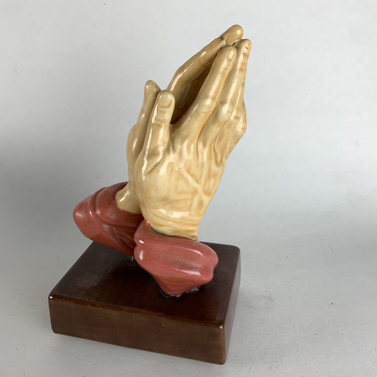 Atlantic Mold Co. Praying Hands Sculpture Painted