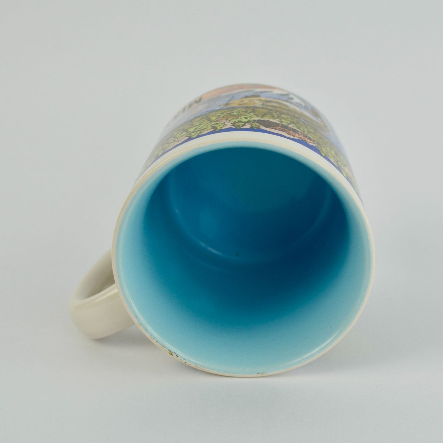 Missouri Coffee Mug Vintage Fish Boat Cabin Teal Interior