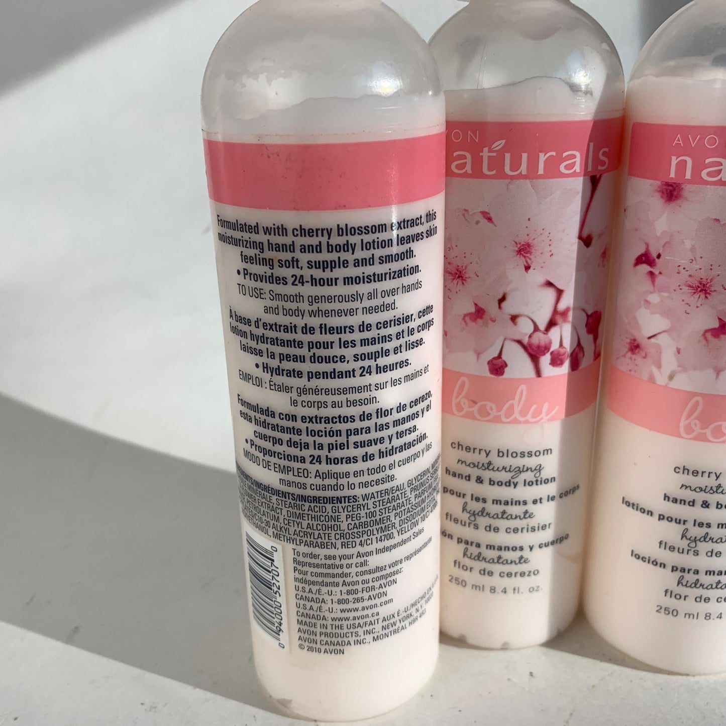 Avon Naturals Cherry Blossom Hand Body Lotion 8.4 oz NEW