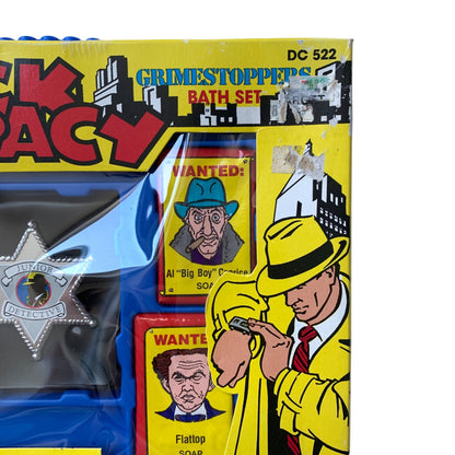 Dick Tracy Vintage Grimestoppers Bath Set Vintage New