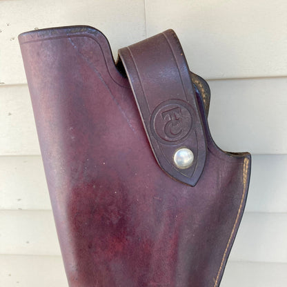 Vintage Thompson Center Arms Leather Holster Shoulder Rifle? 18" Brown