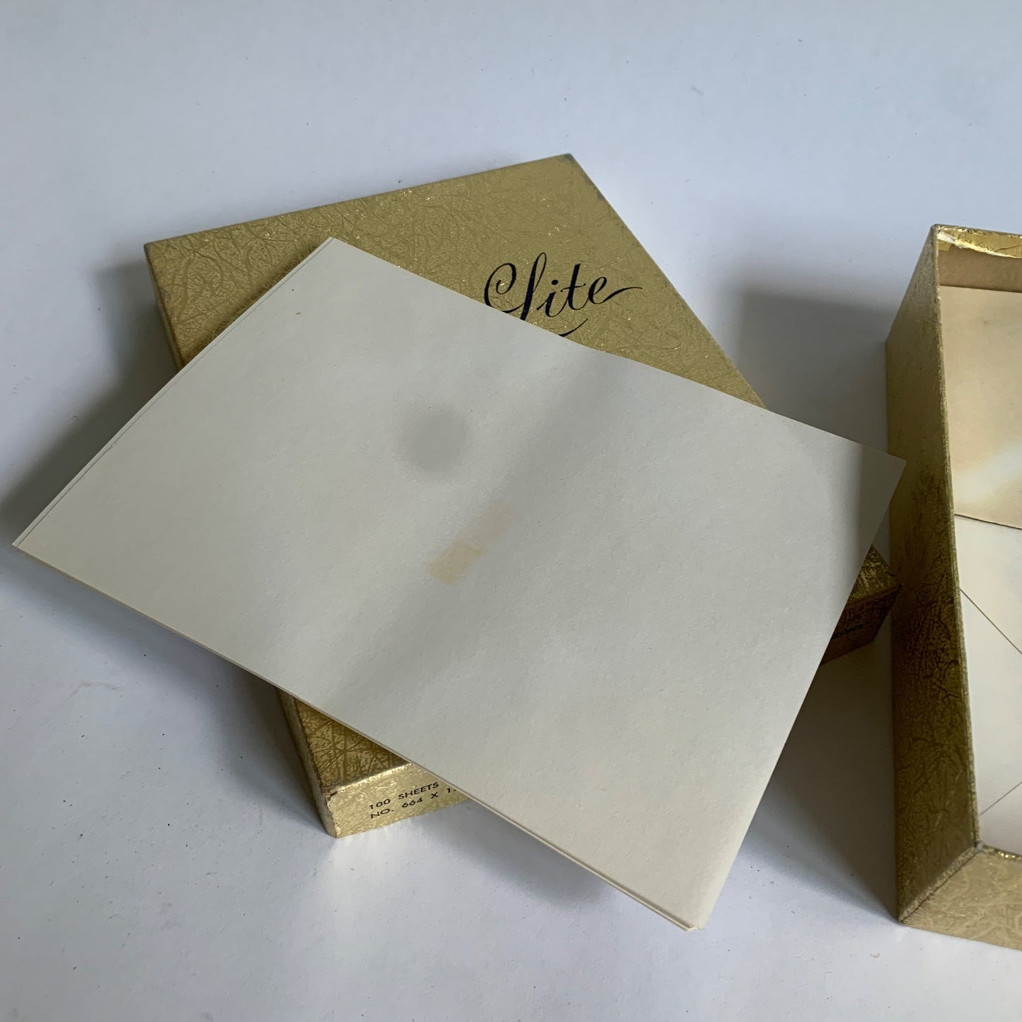 Lustre-Lite Vintage Stationary Paper & Envelopes with Original Box