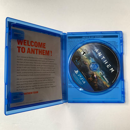 Sony PS4 Anthem BioWare EA Sports Game Disc & Case