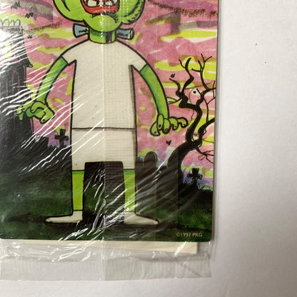 1997 PRG Vintage Frankenstein Sticker with Clothes and Accessories