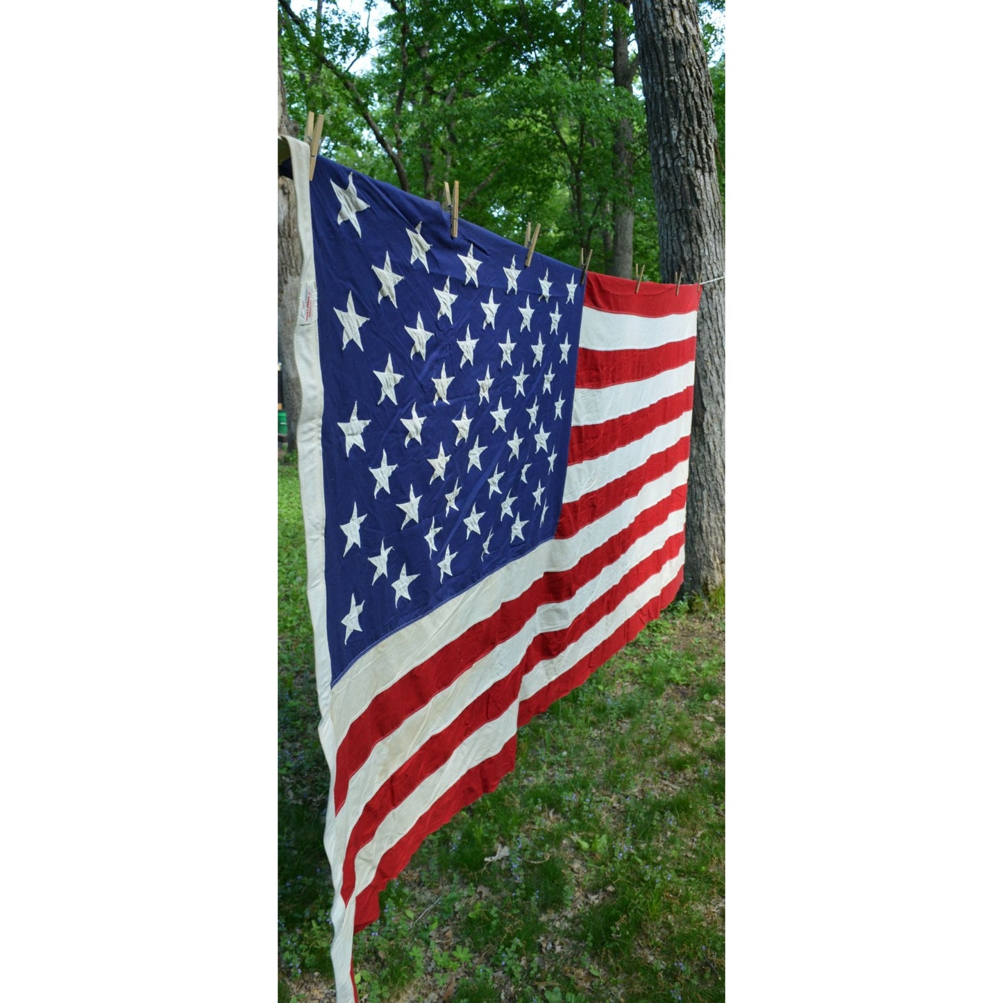 Valley Forge Flag Company American Stitched Vintage 50 Stars 100% Cotton