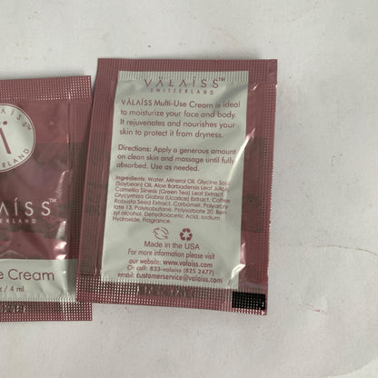 Valaiss Switzerland Multi-Use Cream Sample Packs x2 .13 oz each