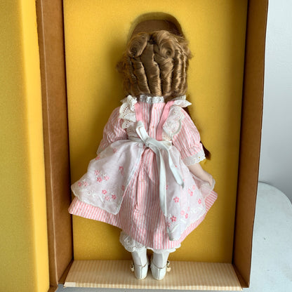 Ideal Shirley Temple America's Sweetheart Porcelain Doll Vintage 1982