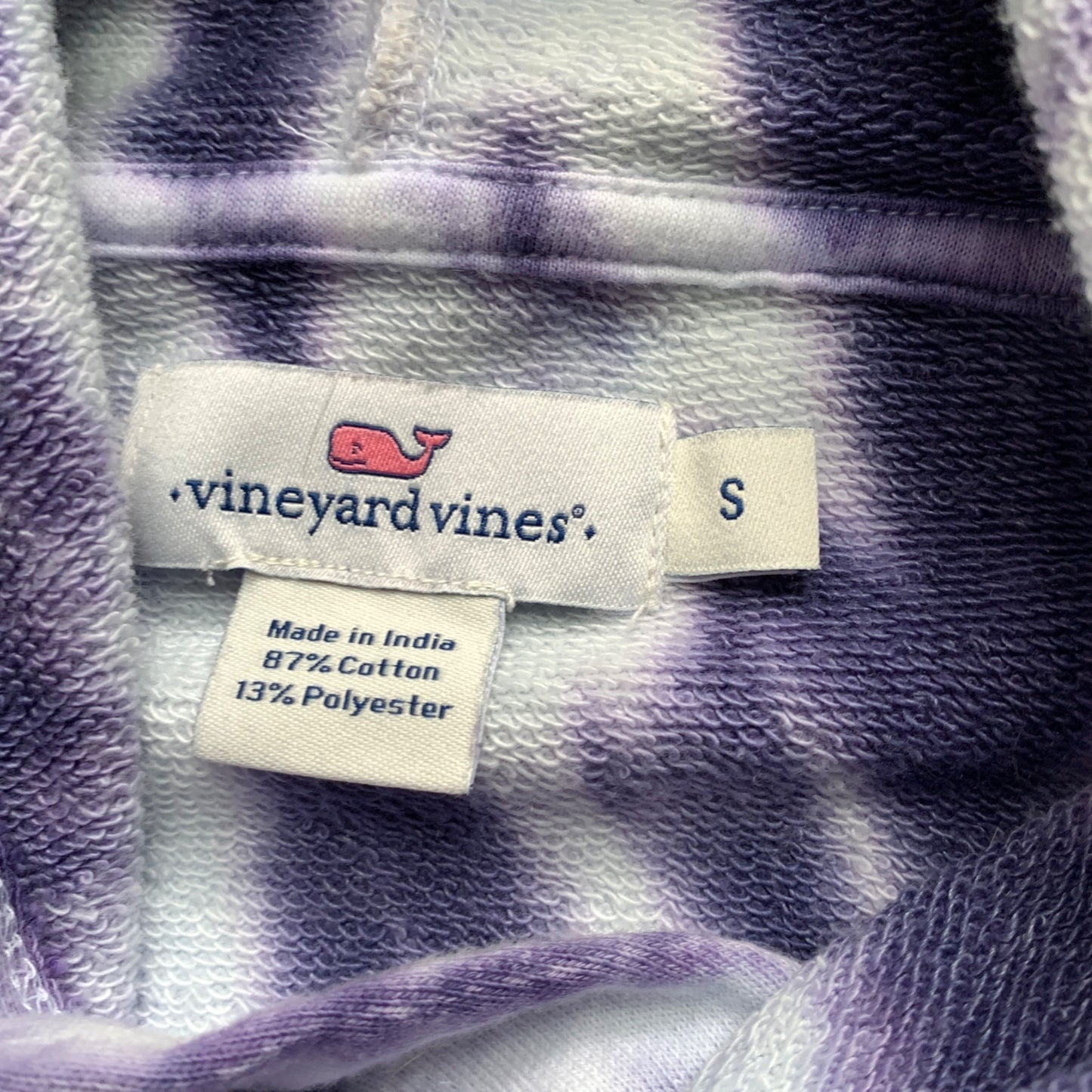 Vineyard Vines Blue Purple Tie Dye Sweatshirt Small