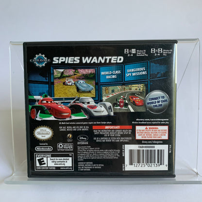 Nintendo DS Disney Pixar Cars COMPLETE Game Cartridge Case Manual