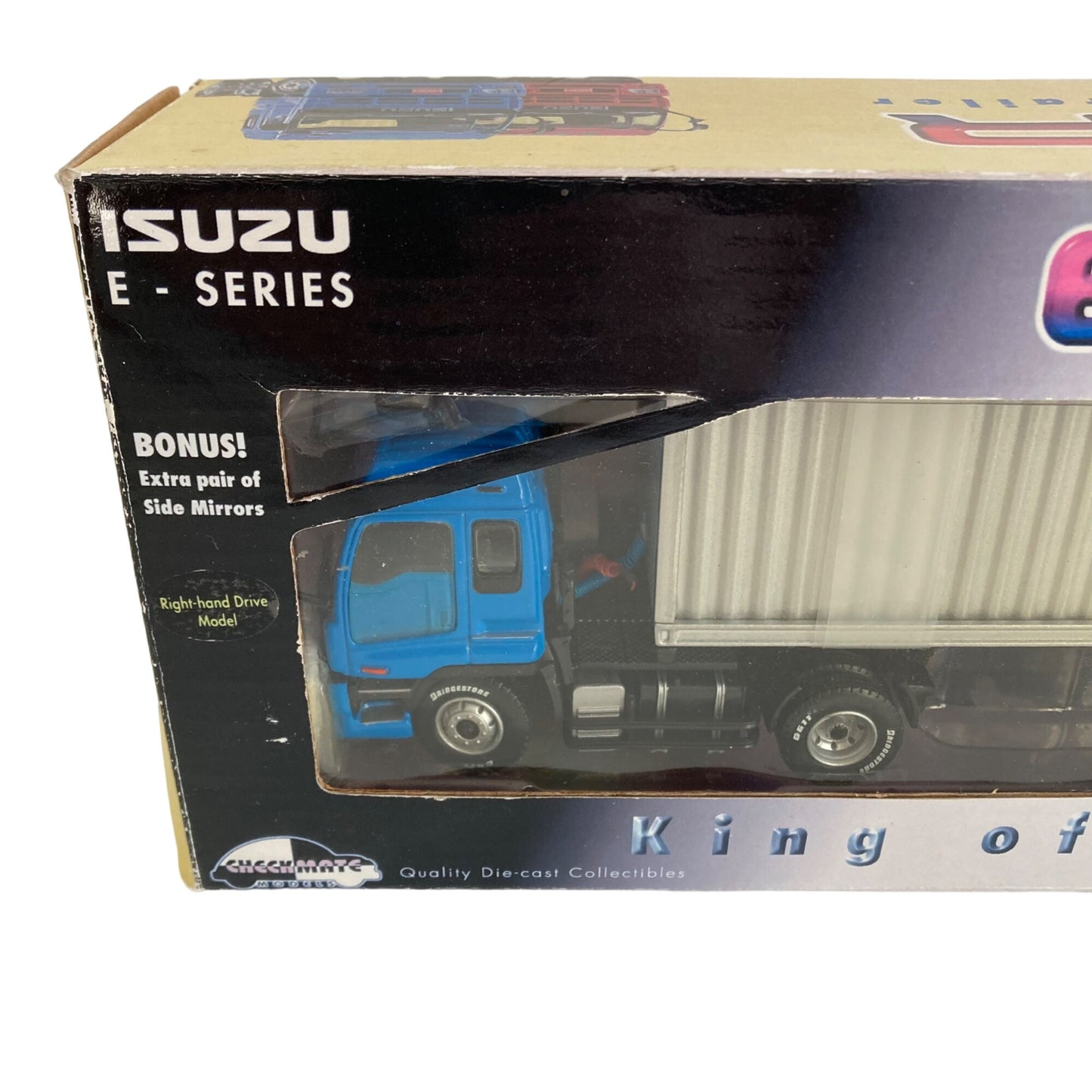 RARE Checkmate Models Isuzu E Series EXR Semi Truck & Trailer 1/50 Scale w/ BOX!