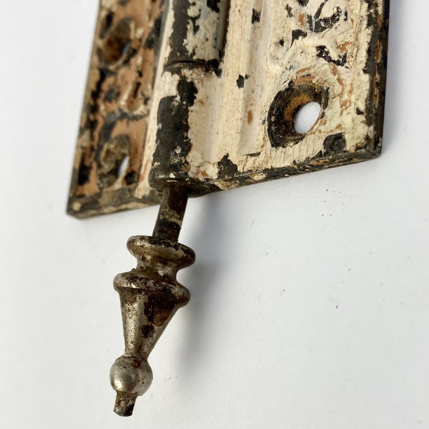 Antique Cast Iron 3"x3" Door Hinge Steeple Top Victorian Eastlake Style